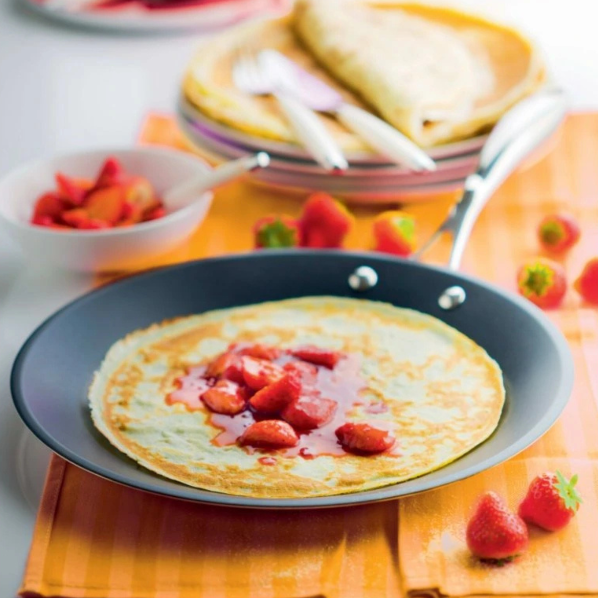 Tupperware Chef Series panvica na palacinky pri použití