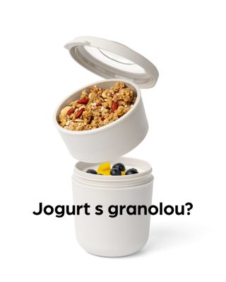 Perfektná miska Tylla To – Go pre jogurt a granolu, šalát a dressing, polievku a krutóny – jednoducho pre každého, kto má...